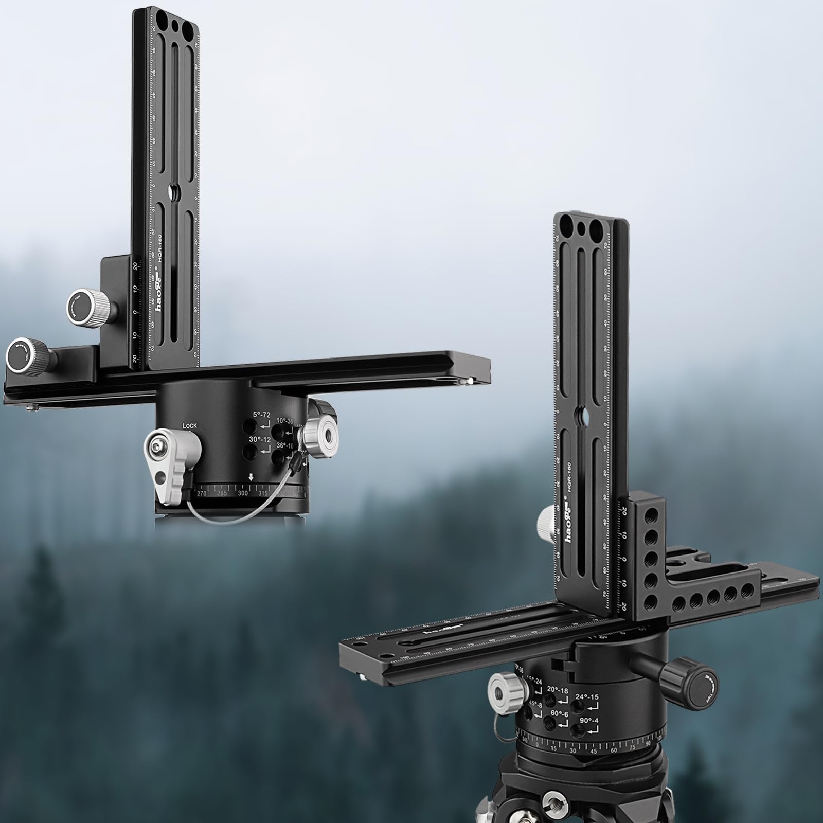 Amazon | Haoge CP-RA90 直角クランプ 90度 ダブルクイックリリースL