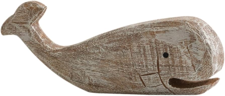 美品】サカナクジラ鯨木彫置物インテリア工芸品美術品A1232