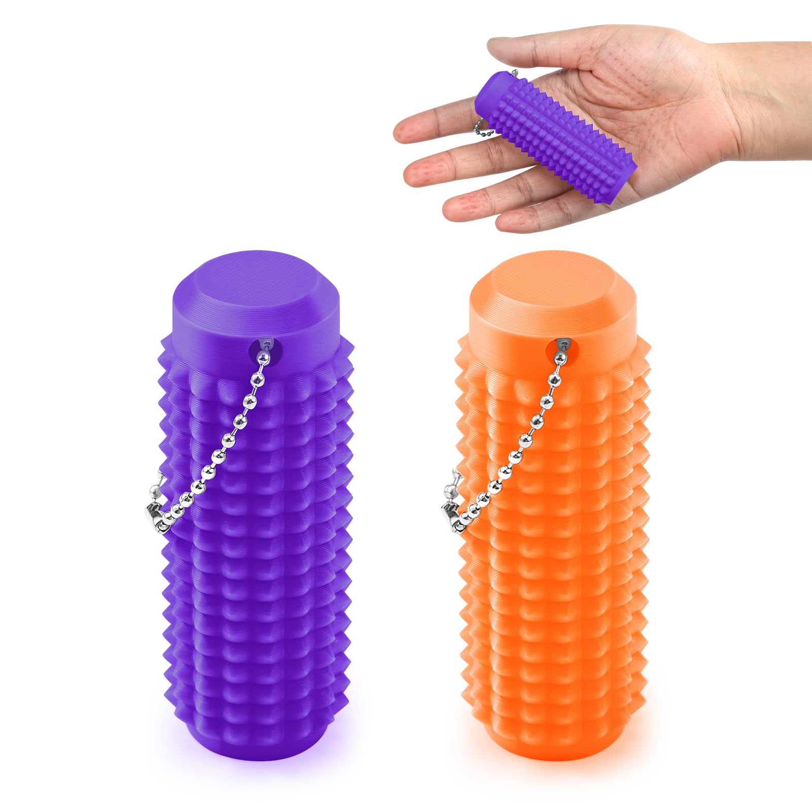 Lot De 5 Balles à Pointes Anti-Stress Fidget, Adultes, Adolescents Et Enfants - Idéal Pour Les Personnes Souffrant De TOC, De TDAH, De TDA Et D'autisme