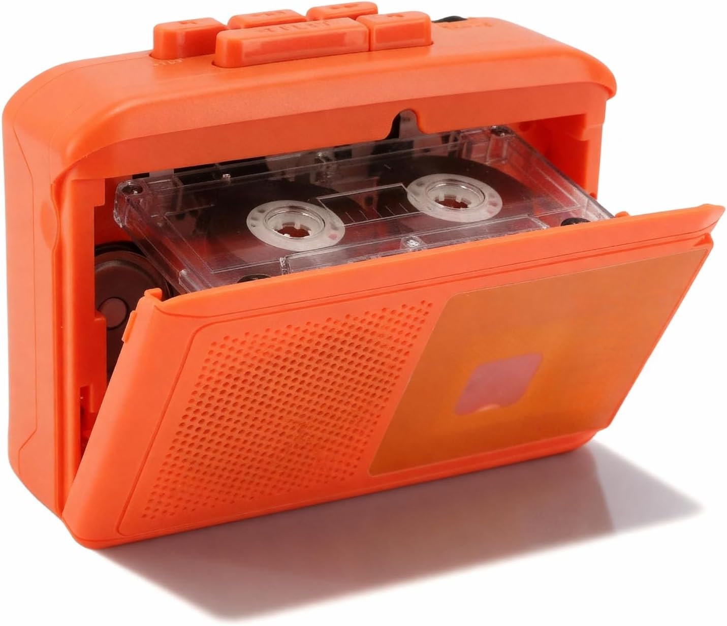 Portable Cassette Player Tape Recorder, Built in Speaker, 3.5mm Headphone Jack, Requires 2 AA Batteries Not Included.