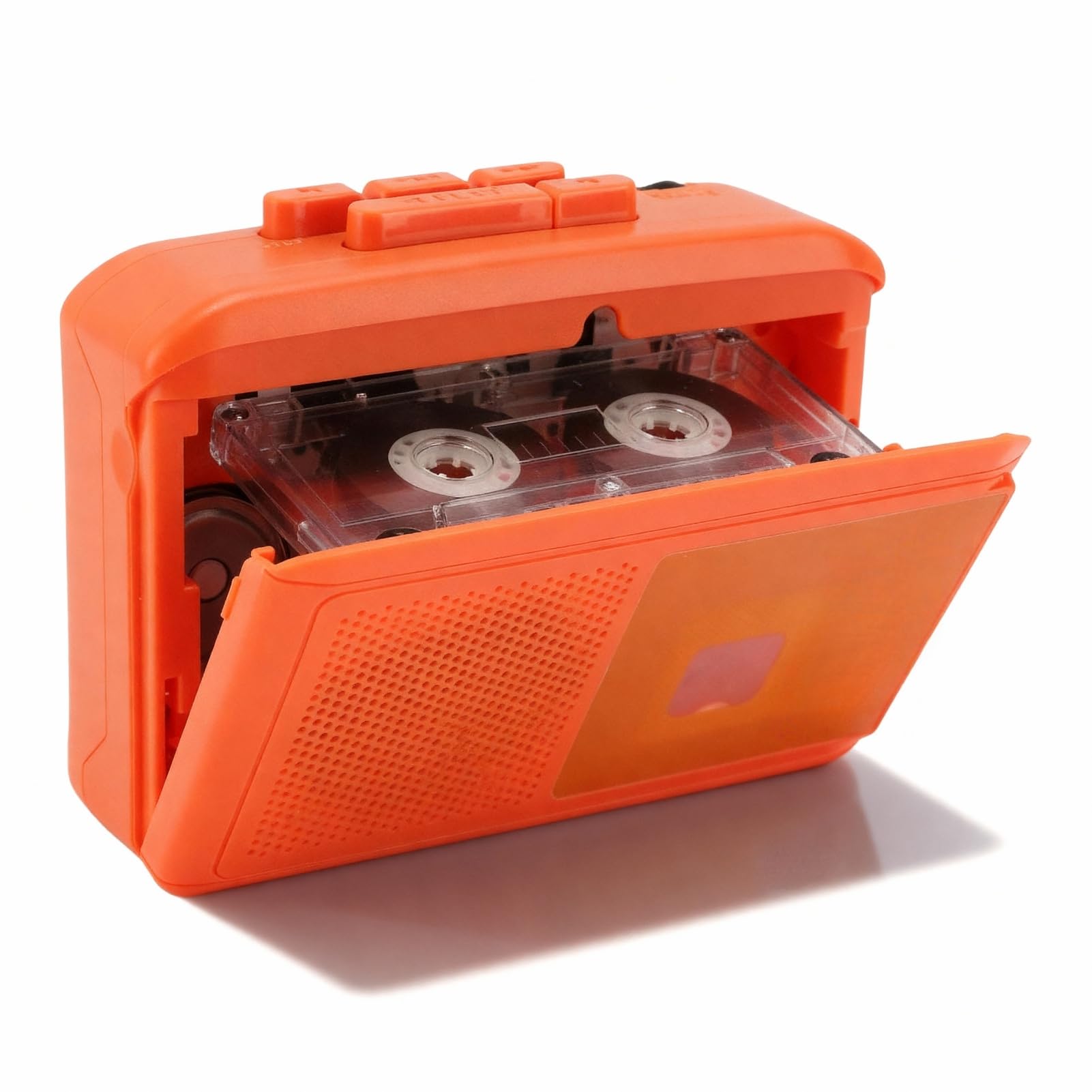 Portable Cassette Player Tape Recorder, Built in Speaker, 3.5mm Headphone Jack, Requires 2 AA Batteries Not Included.-image-19
