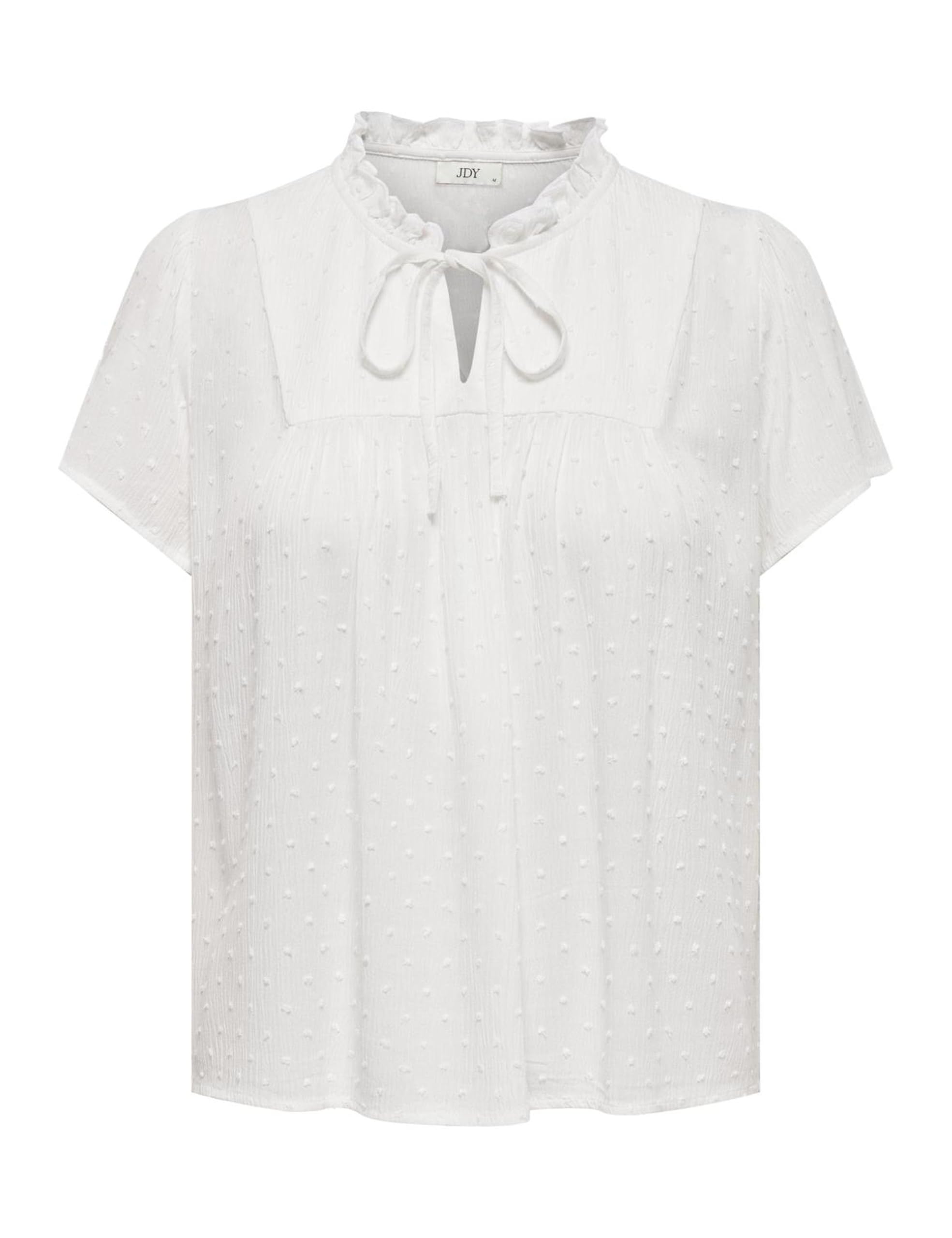JdY Womens Lima Life S/S Top WVN Noos Blouse, White, 14 UK