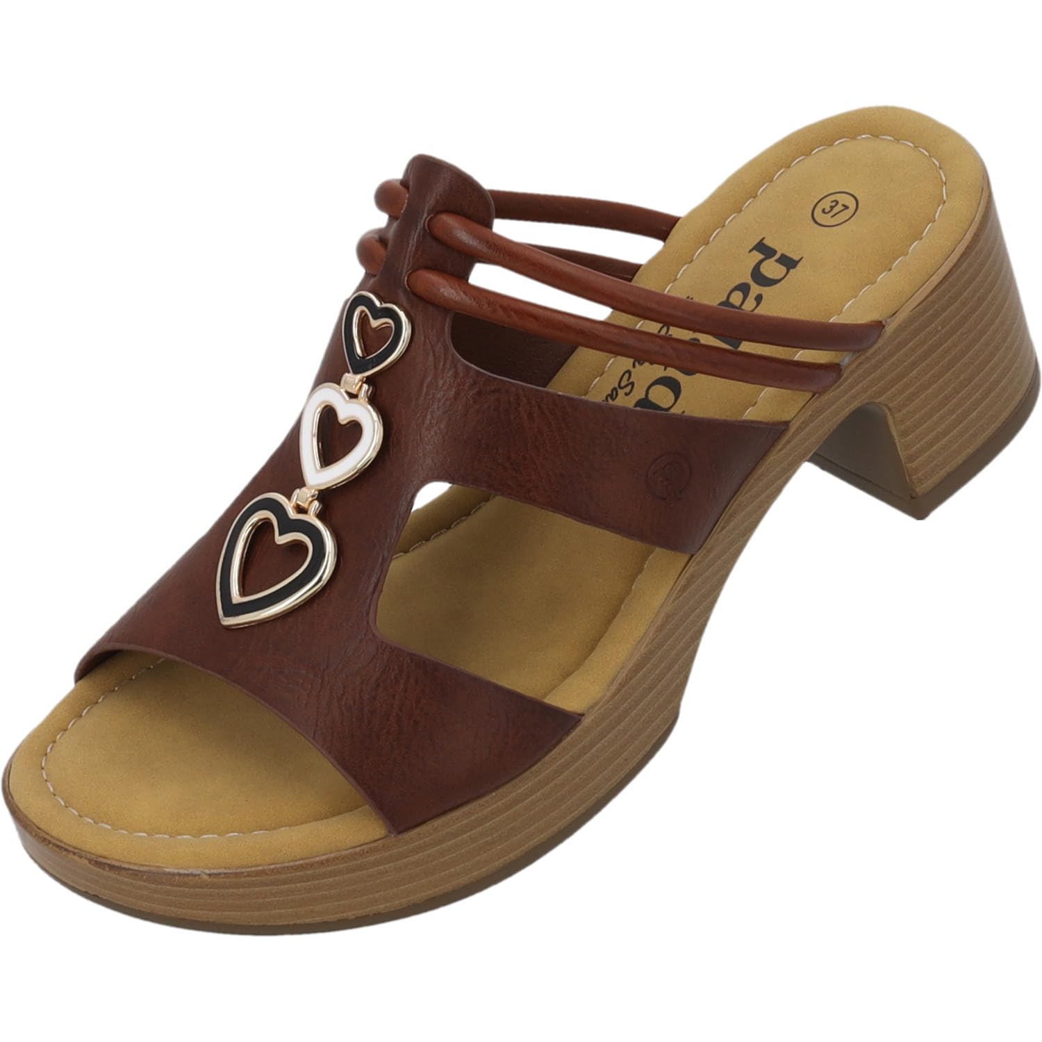 Palado Damen Sandaletten Thaumus by Sila Sahin - bequeme Pantoletten - elegante Hausschuhe - modische Sommerschuhe