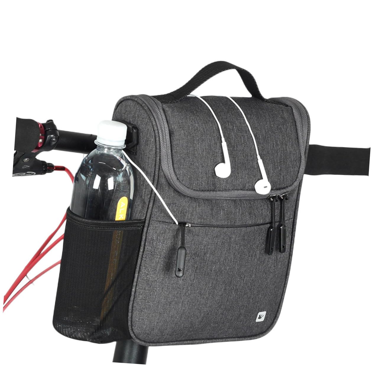 Fahrradlenkertasche 5l aus Polyester für Bike und Elektroauto