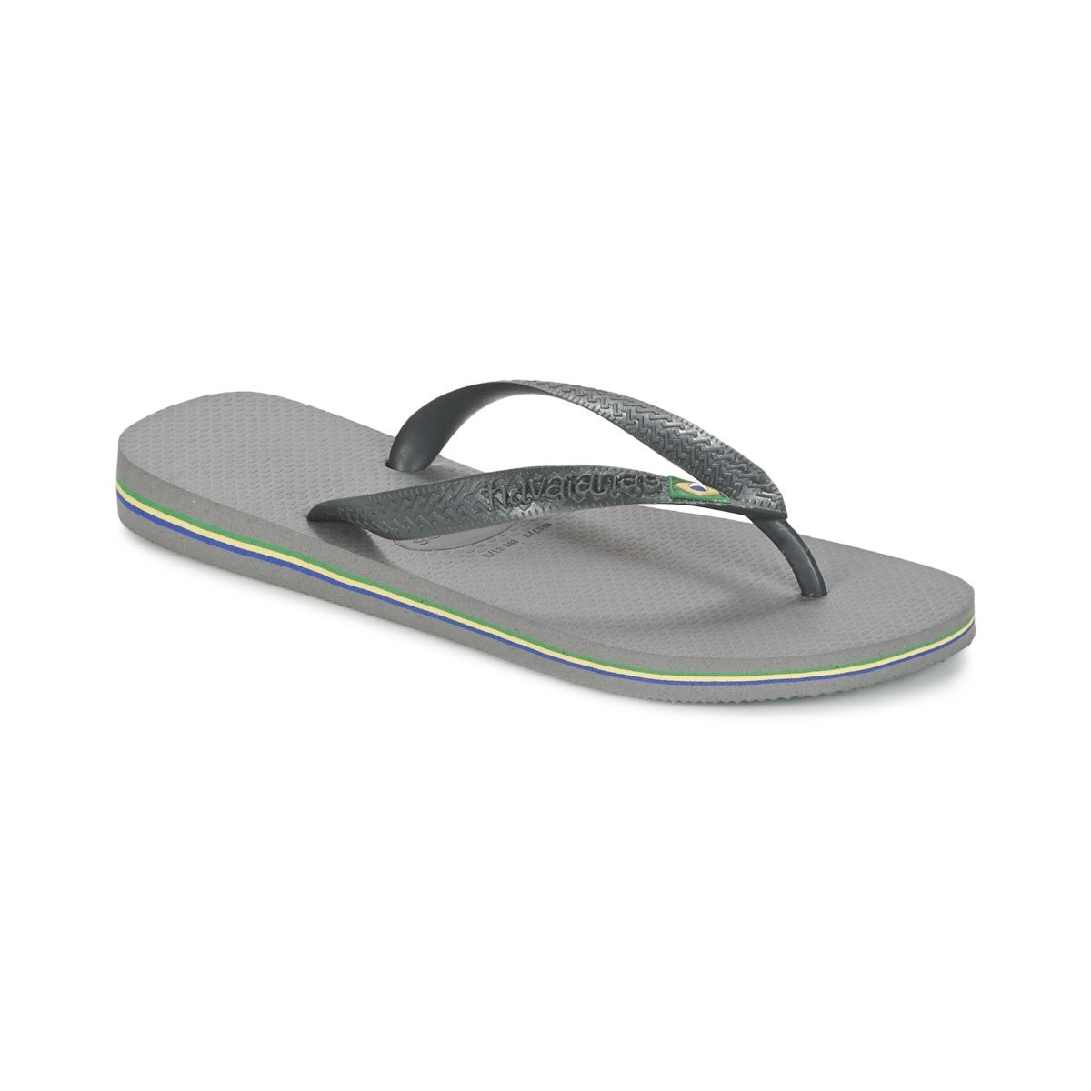 Havaianas Brasil Unisex Adults FlipFlop Steel Grey 3.5/4 UK