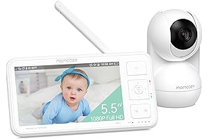 Keep a Vigilant Eye on Your Little One: Momcozy Video Baby Monitor...