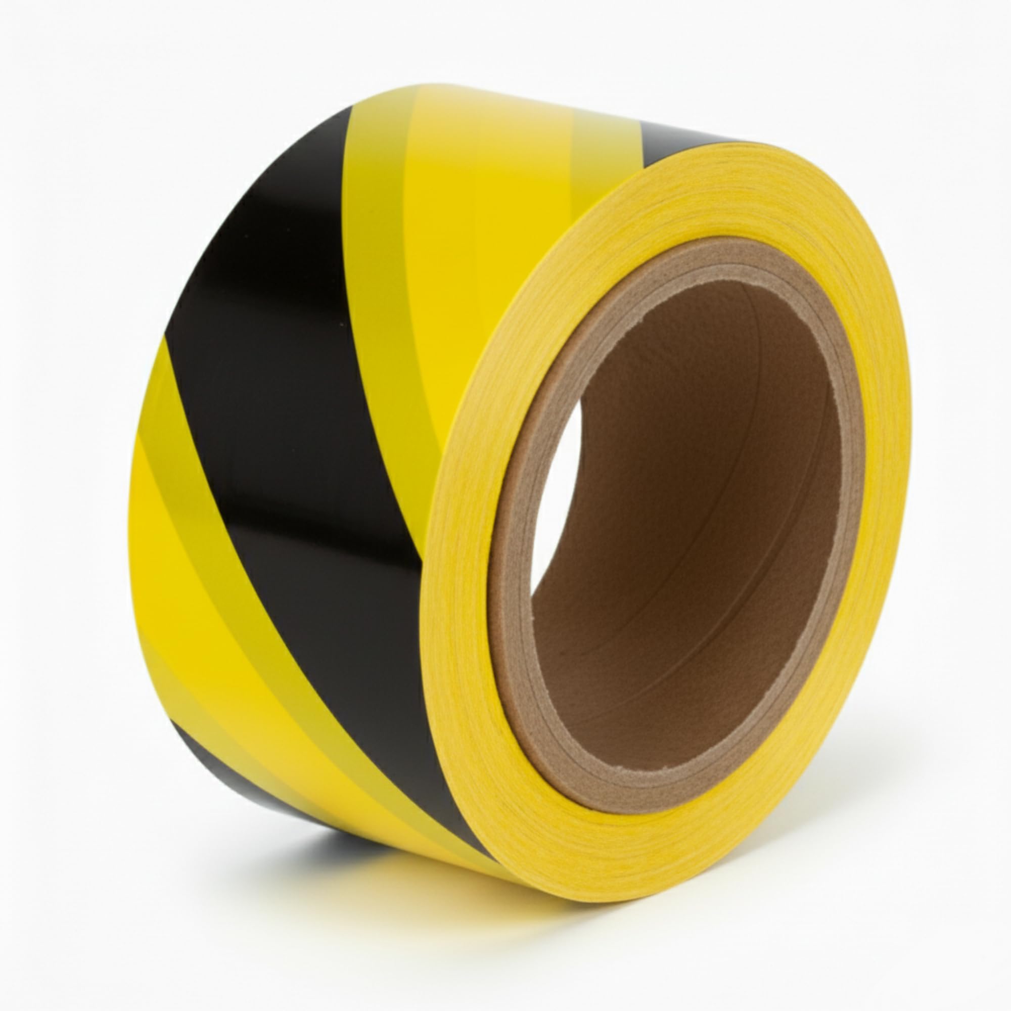 Berry Yellow & Black Non-Adhesive Barrier Tape 100m | 3 Inch Hazard Warning Tape Roll | High-Visibility Caution Tape for Construction Sites, Roadworks, Work Zones & Restricted Areas