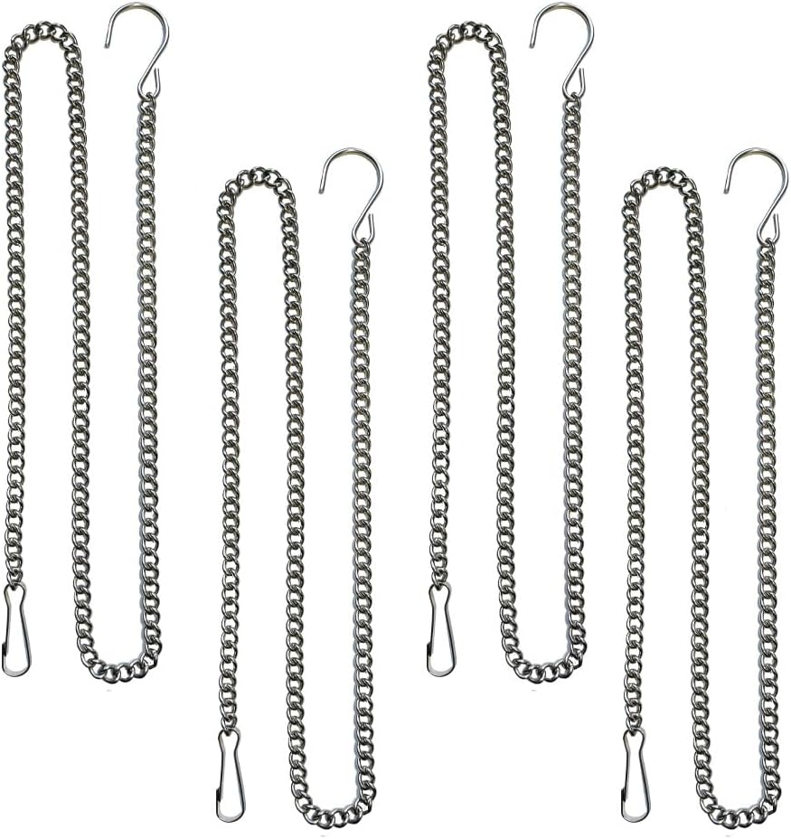 APAY Hanging Basket Chains,4 Pack 35 Inches Stainless Steel