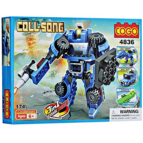 COGO COLL SONG 4836 3-in-1 Building Blocks Set retail box