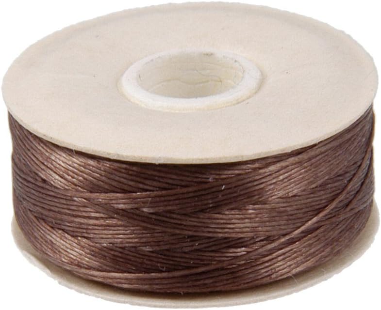 NYMO Nylon Beading Thread Size D for Delica Beads Brown 64