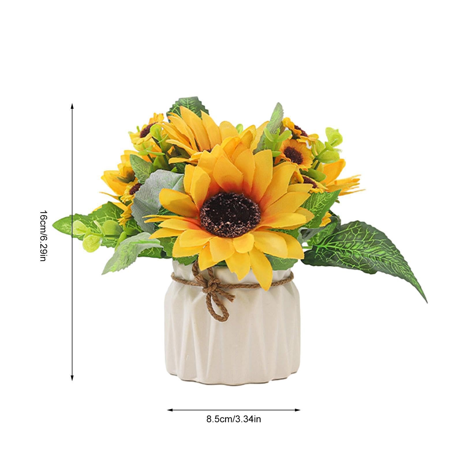 Decorazioni di Girasoli Artificiali Fiori Artificiali a Stelo Singolo