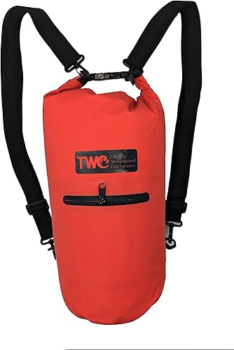 Miniatura 2 de Mochila impermeable de 10 litros con doble correa para el hombro, bolsa seca ligera para canotaje, kayak, canoa, senderismo, camping, caza, deportes