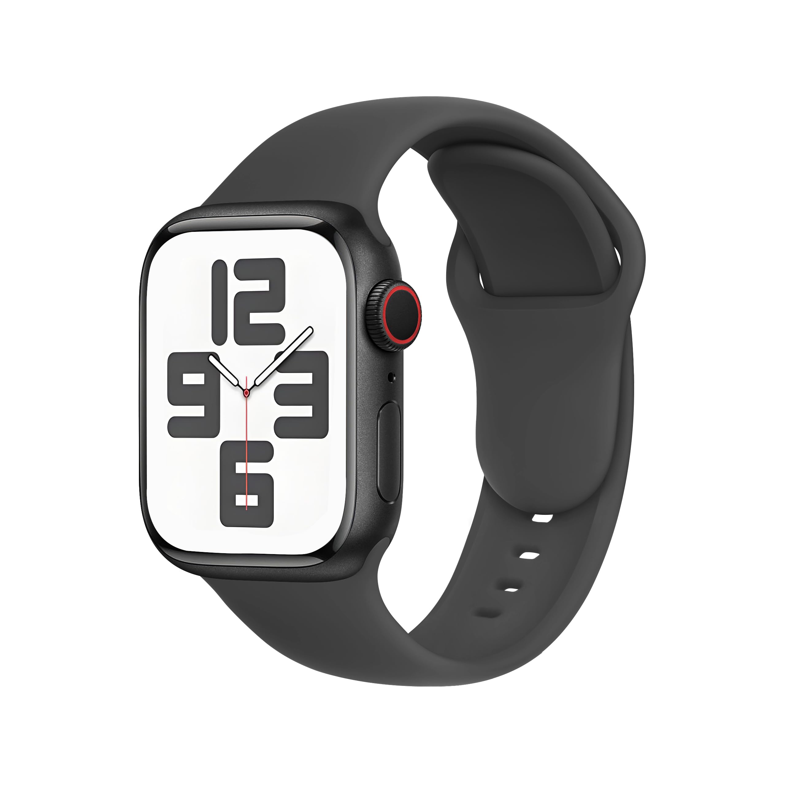 for Apple Watch Band Ultra/SE/Series 11 10 9 8 7 6 Compatible 40mm/44mm/45mm/49mm Sports & Silicone Stainless Steel Unisex Comfortable Fit Easy Installation, Space Gray