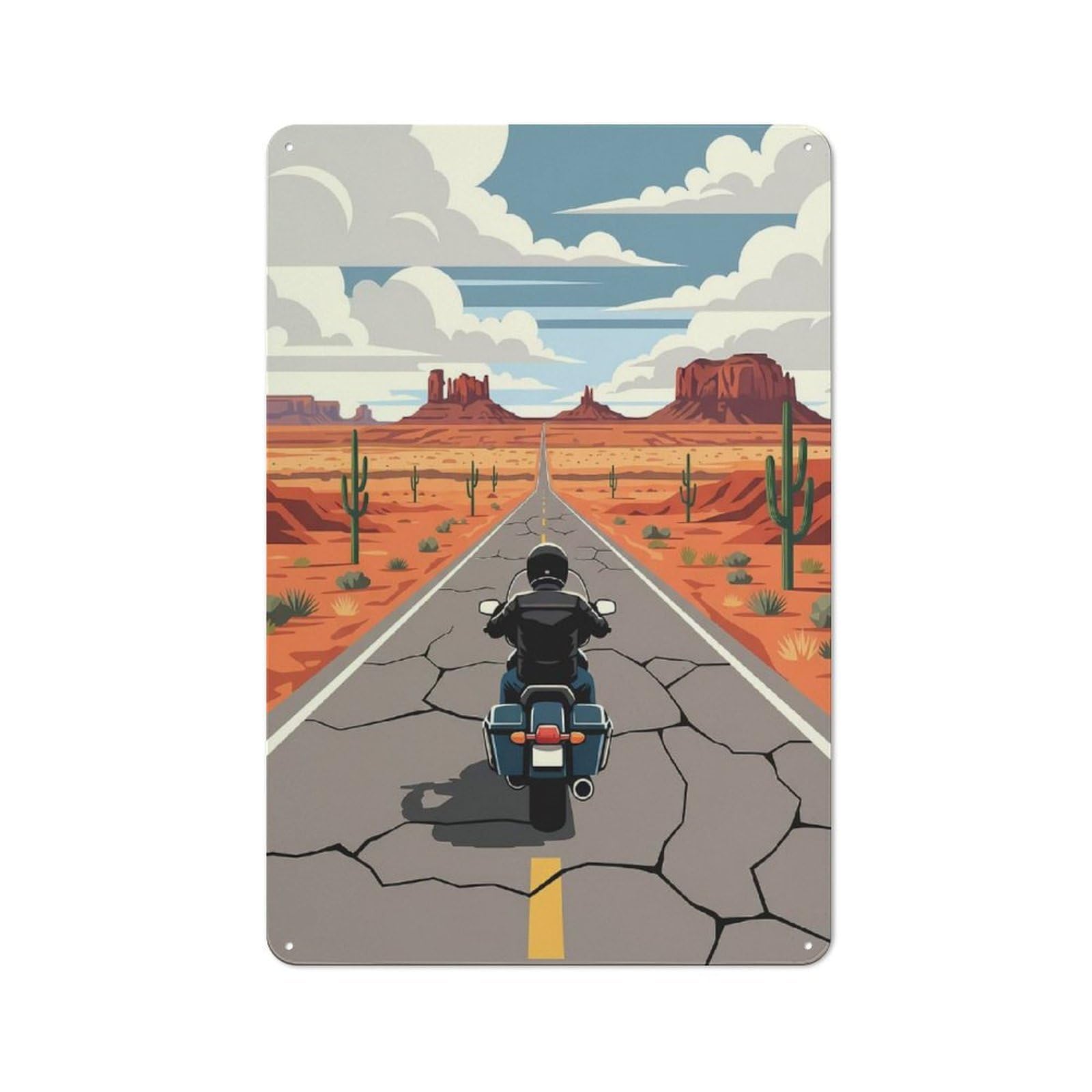 Everyday Motorcycle Ride Metal Gift Sign 30x20cm, Room Wall Plaque for Home, Shop, Pub Or Studio Wall