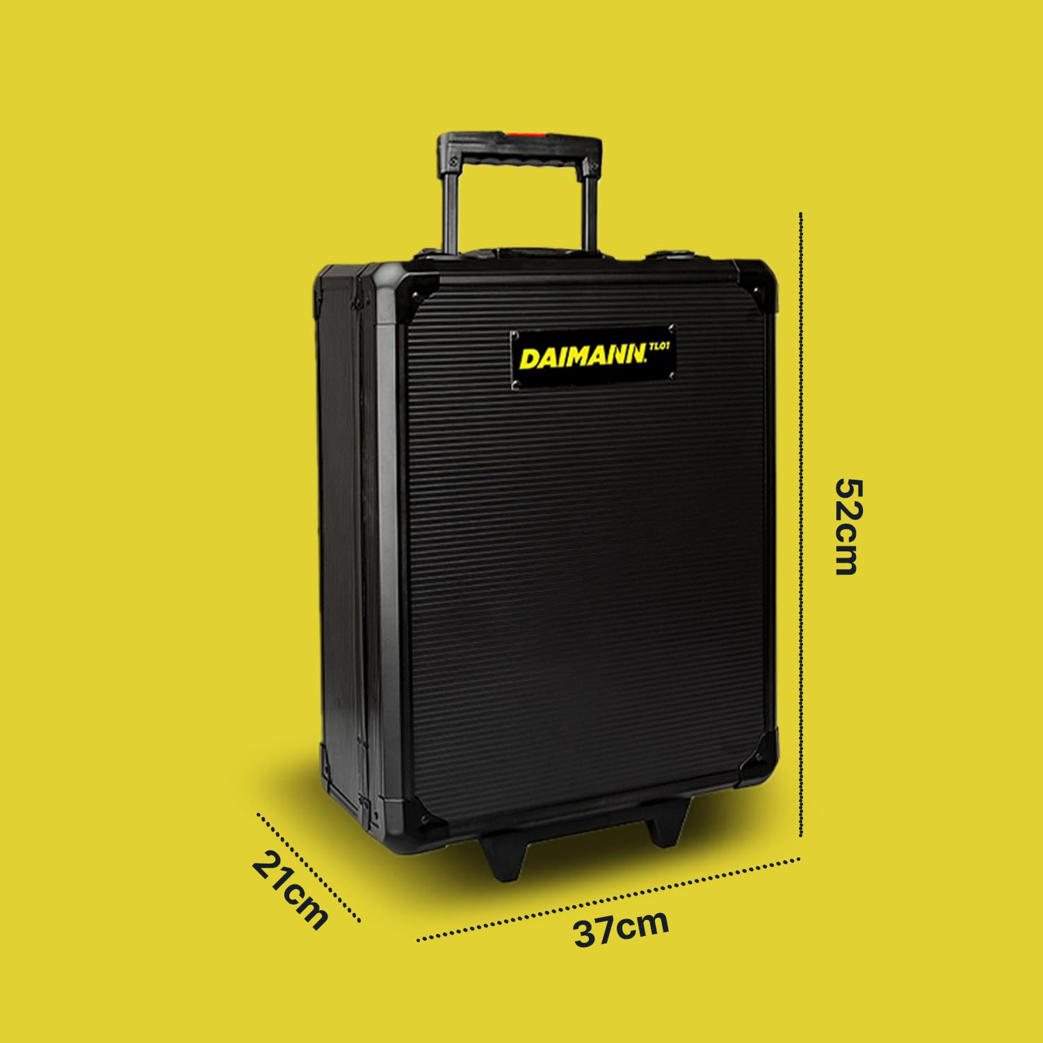 WINTEM - Trolley Porta Attrezzi 699 Pezzi Inclusi, Cassetta Attrezzi Completa, Acciaio Cromo-Vanadio (CR-V), Ruote Silenziate, Manico Telescopico e 4 Vassoi Estraibili, Kit Utensili, Casa e Officina
