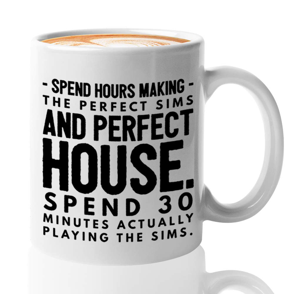 Video Games Joke Coffee Mug 11 Oz Funny Ceramic Novelty Tea Cup - Unique Quote Idea For Gamer Birthday Anniversary Kids | White…