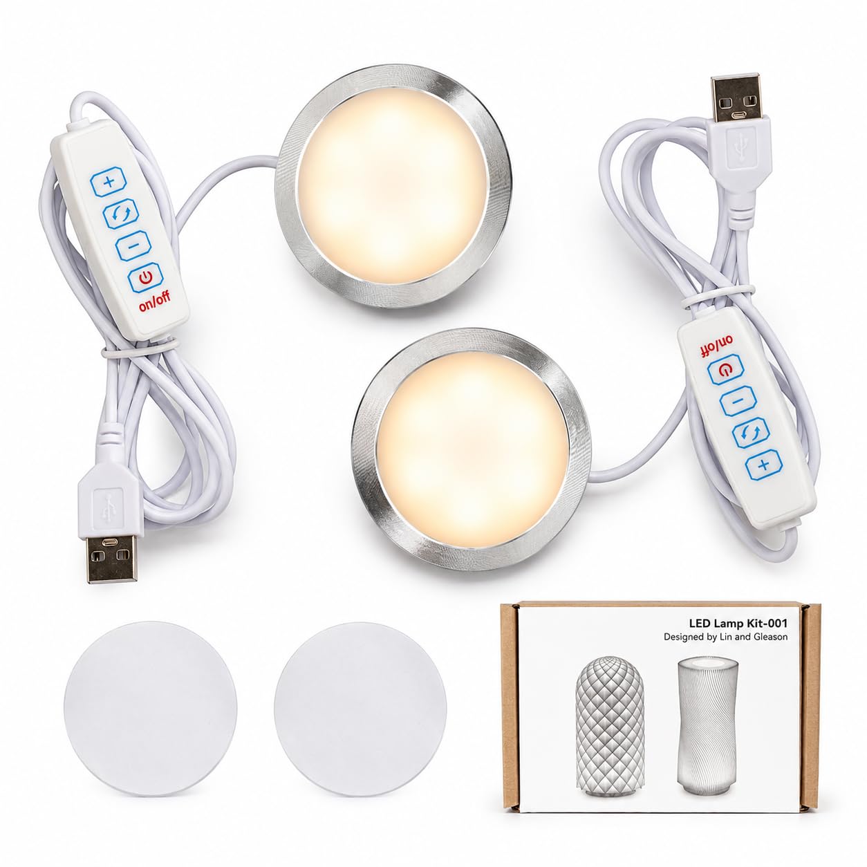 LED Lamp Kit 001 3D Printer Accessories for Bambu Lab H2D/X1/P1P/A1 mini Makerworld Light…