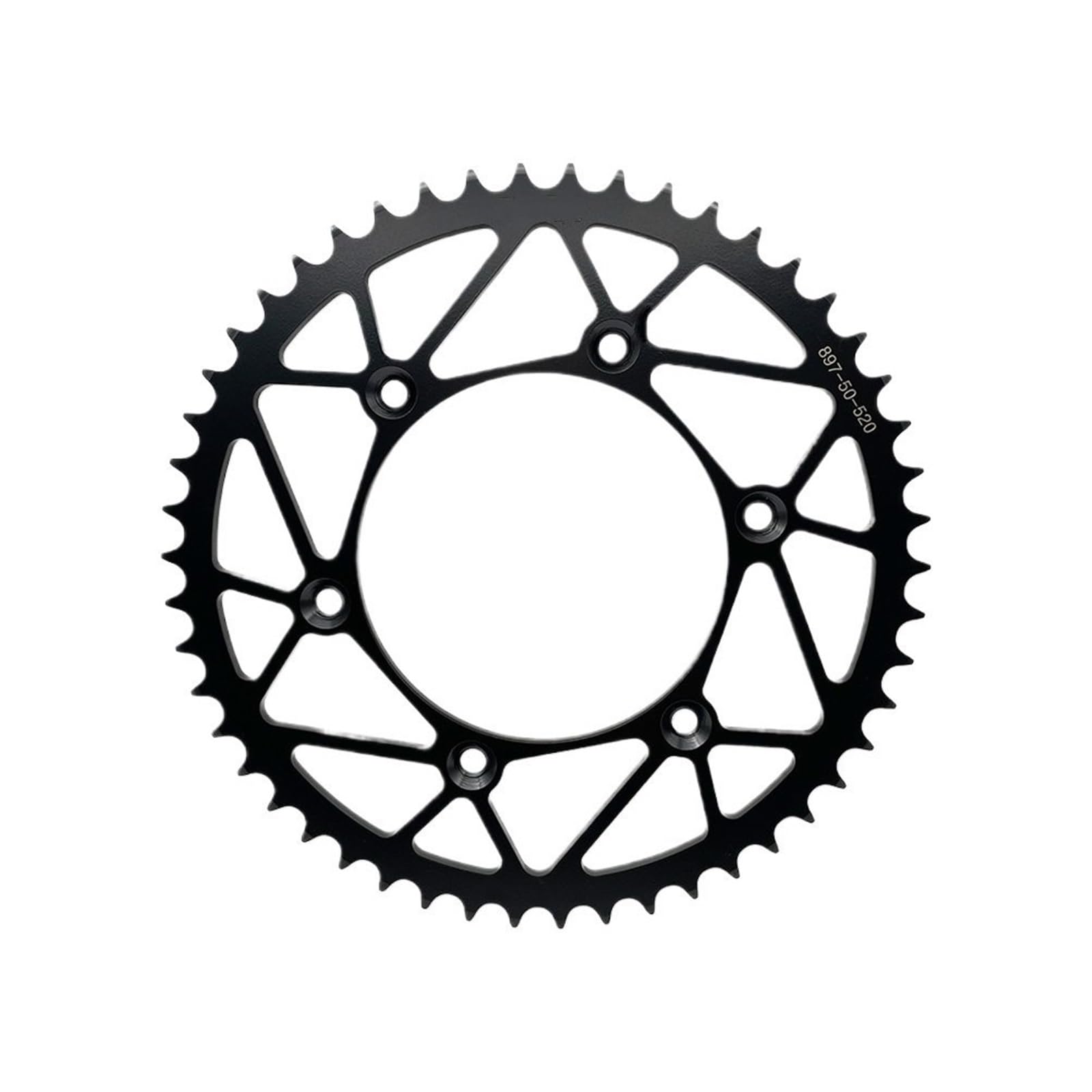EJUOYO Chain Sprocket Fit For SXF EXC XCW TC FC TE Motorcycle Rear Sprocket 520 Chain 50T 51T 52T Carbon Steel Sprocket Wheel(KTM-50T-A4)