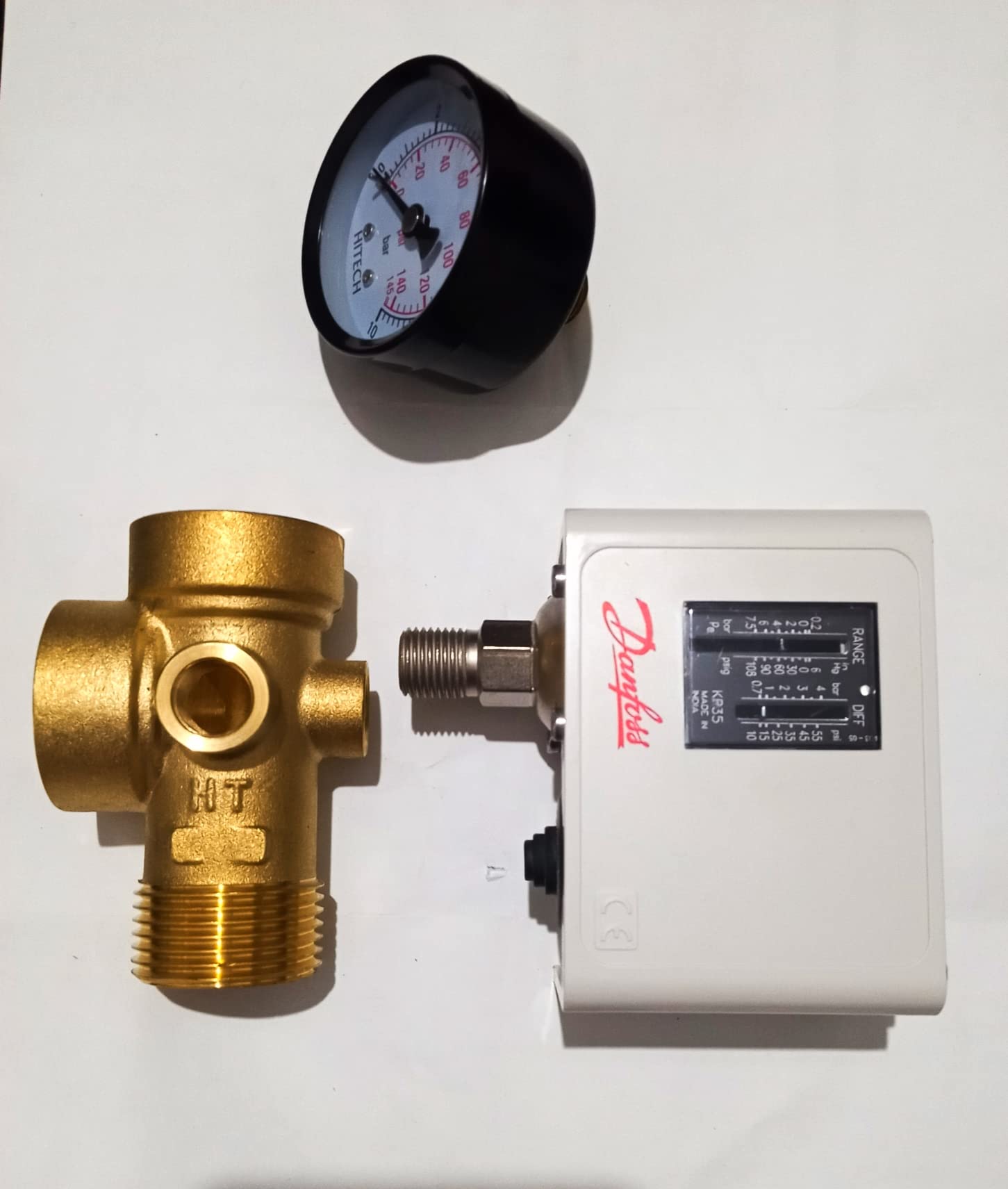 Bharath Pressure pump accessories (DANFOSS pressure switch, Pressure gauge and 5 way connector) (B0BFBWPK9K) Amazon Price History, Amazon Price Tracker