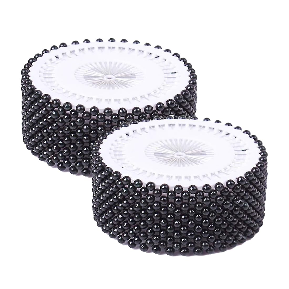 Spille da cucito con testa rotonda, spille con testa a sfera colorate
