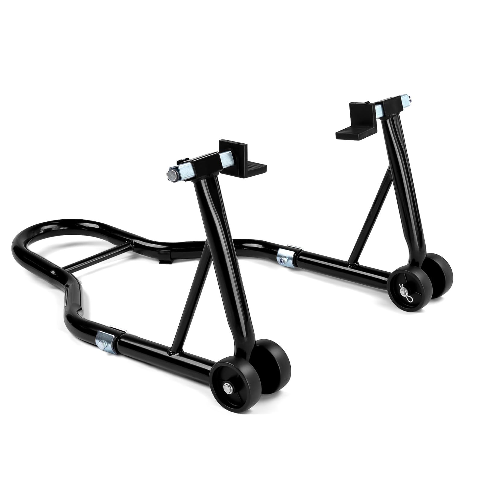 バイクスタンド キャスター付き ブラック Amazon.co.jp: Donext バイクスタンド リア メンテナンススタンド 後輪