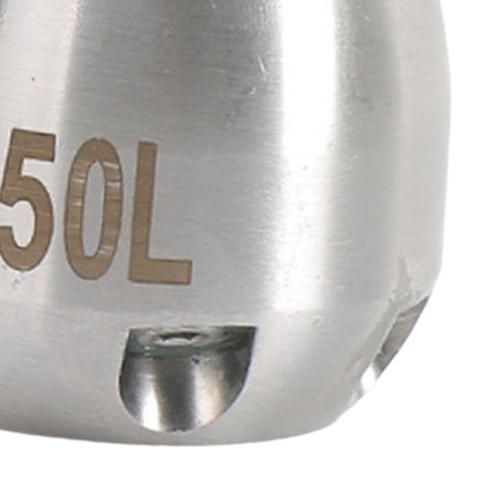 Hochdruck Rohrreinigungsdüse, 1/2" Innengewinde, Kompatibel mit Edelstahl Rohrreinigungsrohren, 50L