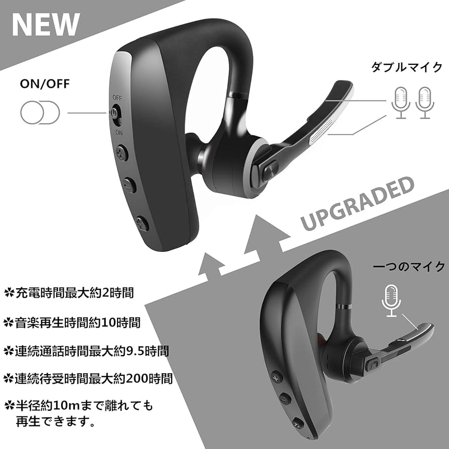 Bluetooth5.0 イヤホン 日本技適マーク取得品 Amazon.co.jp: Bluetooth ヘッドセット Bluetooth 5.0 イヤホン