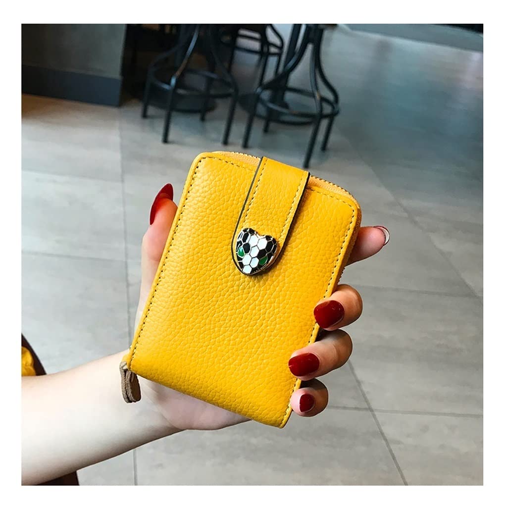 ESTELAR Etui na wizytówki dla mężczyzn, etui na wizytówki, organizer na karty, skórzany wygląd, przenośny uchwyt na wizytówki, portfel damski organizer na wizytówki, a