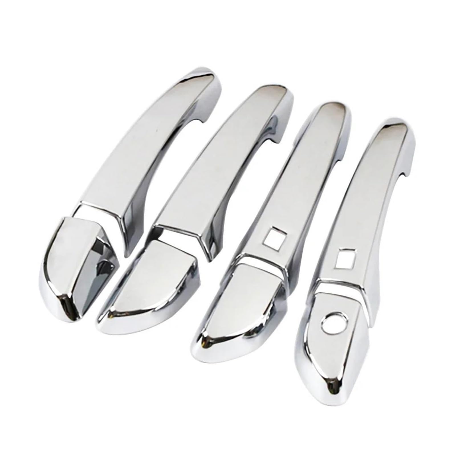 Kjhopy Style 1 Chrome Exterior Door Handle Cover Moulding Bowl Trim For Hyundai For Tucson Tl 2015-2020(Style 1)