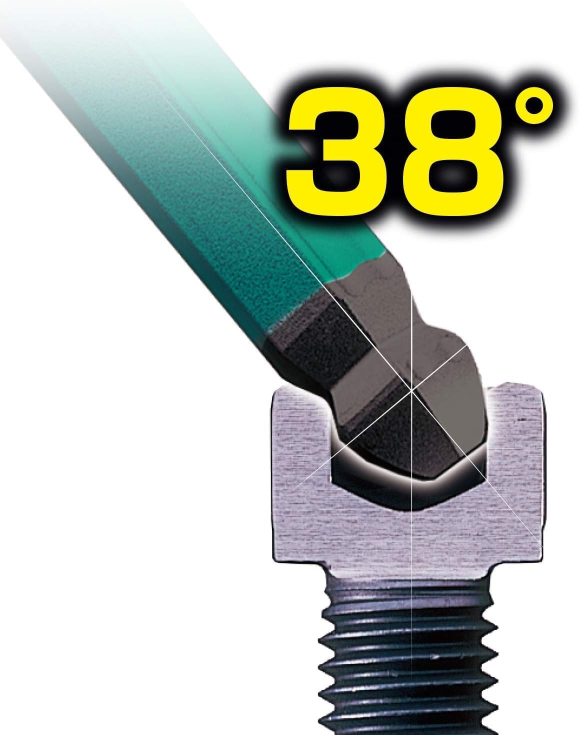 VESSEL 9pcs 8909BP Allen Keys with Ball Head "Rainball"