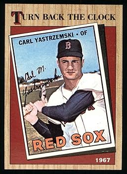 Amazon.com: 1987 Topps #314 Turn Back The Clock Carl Yastrzemski