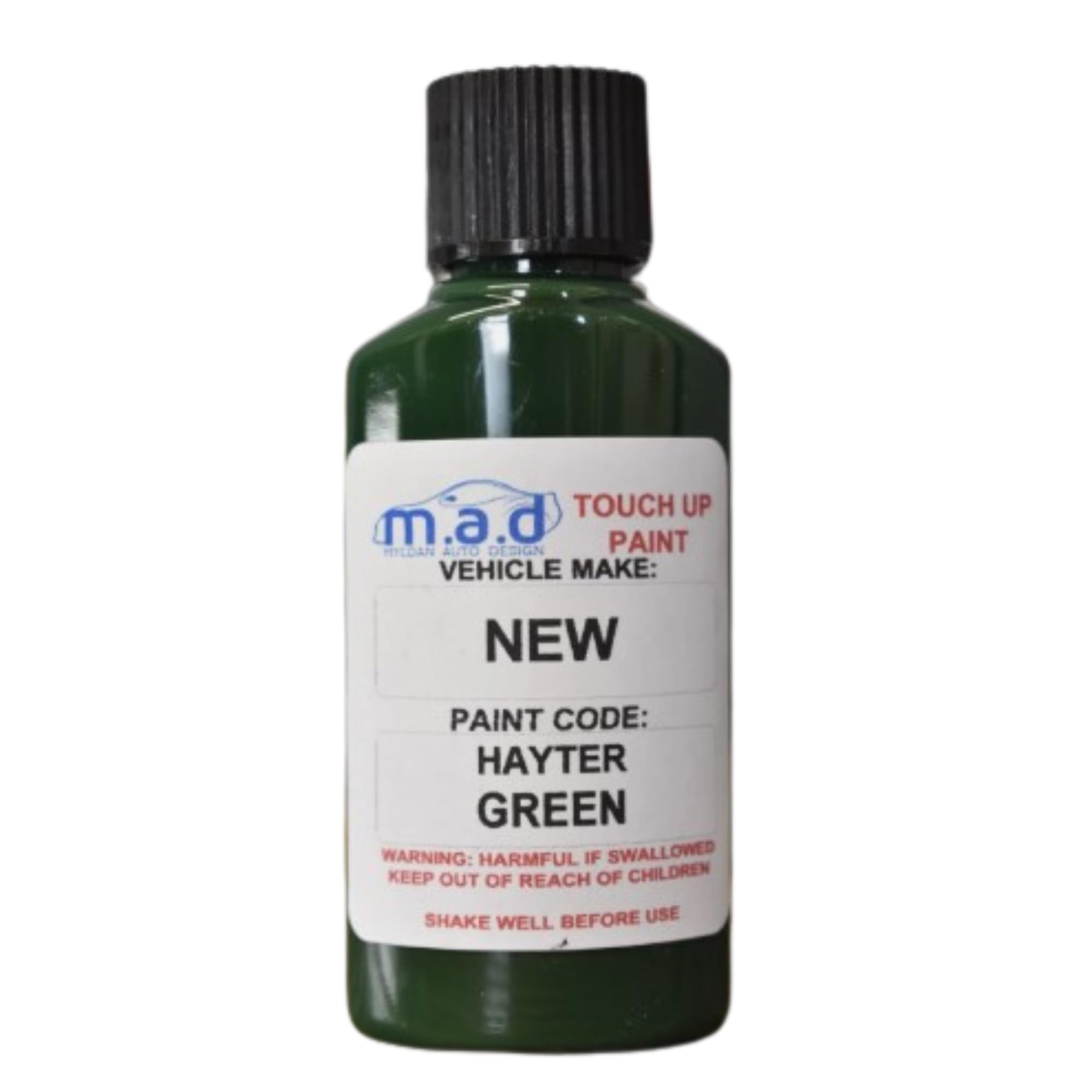 M.a.d Myldan Auto Design Green Myldan Auto Design Touch Up Paint Compatible With Hayter Lawnmower Mower Garden - 30Ml Kit, Gloss Finish With Built-In Brush - Helios Paint