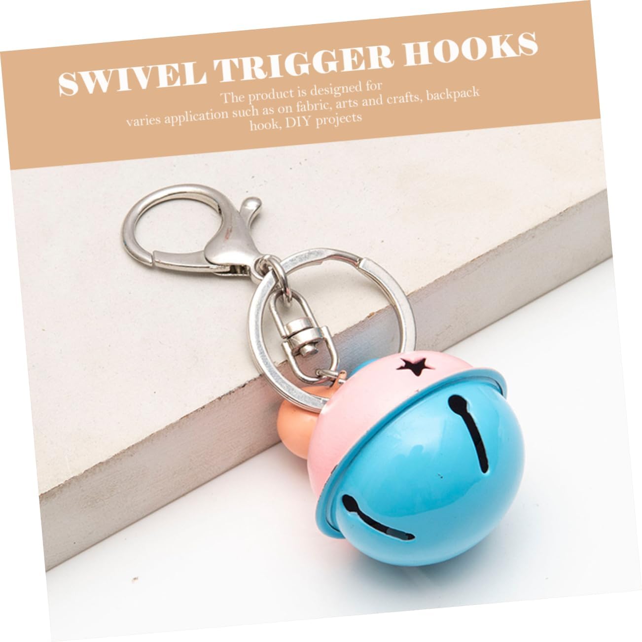 100pcs Swivel Trigger Snap Hooks with Buckles Durable Spring Clasps for Pet Leashes and DIY Projects Heavy Duty Key Chain Clips