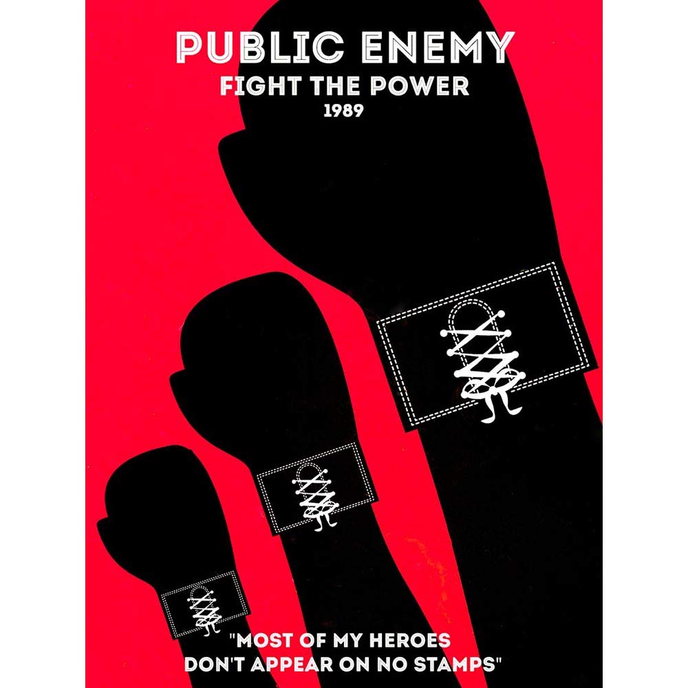 Wee Blue Coo Music Public Enemy Old School Rapper Rap Hip Hop USA Art Print Poster Wall Decor 12X16 Inch