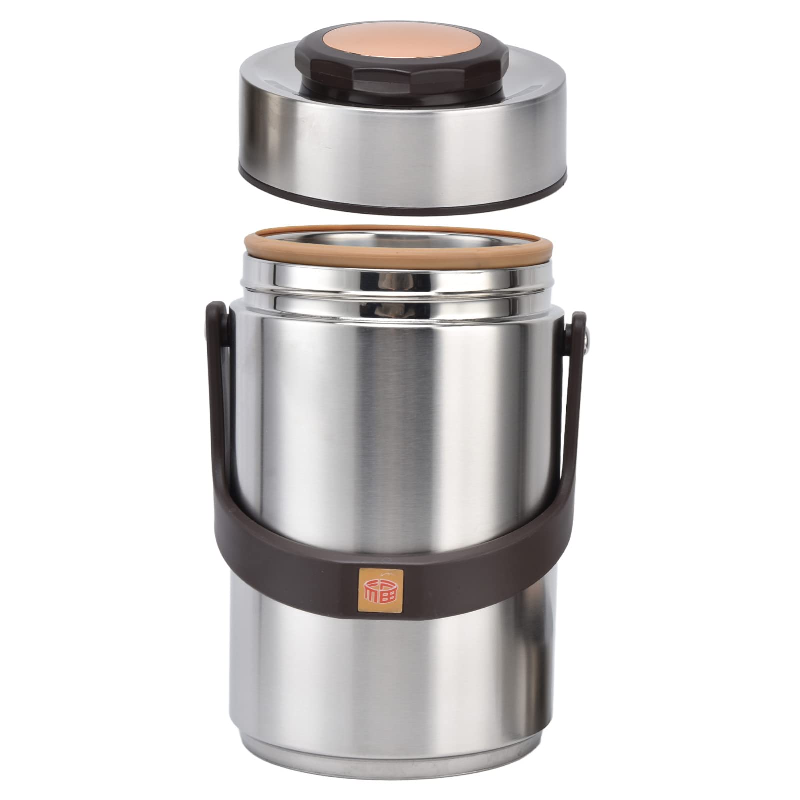 Aislada de 2300 Ml, Tarro de Comida Al Vacío Acero Inoxidable 304, Recipiente Térmico a Prueba Fugas para Comidas Calientes, Picnic Viaje Trabajo
