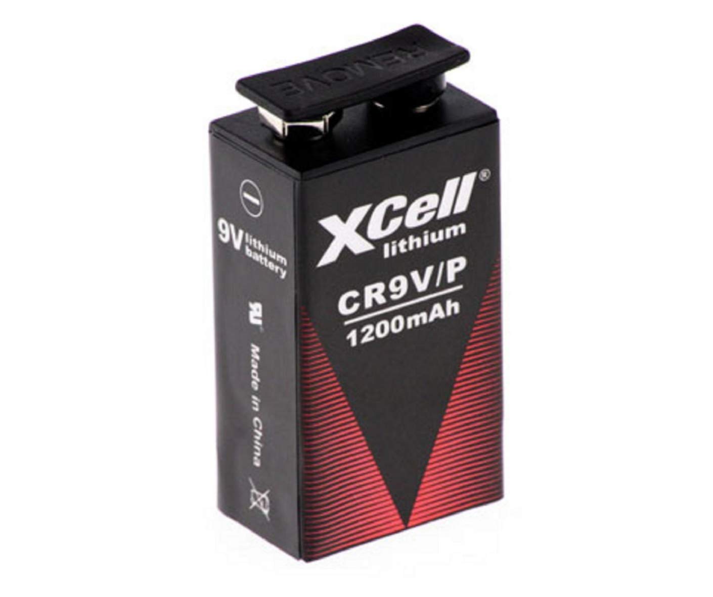 Lote de 20 pilas de litio (9 V, 1200 mAh, bloque de 9 V, U9 VL, CR-9 V, 6LR61)