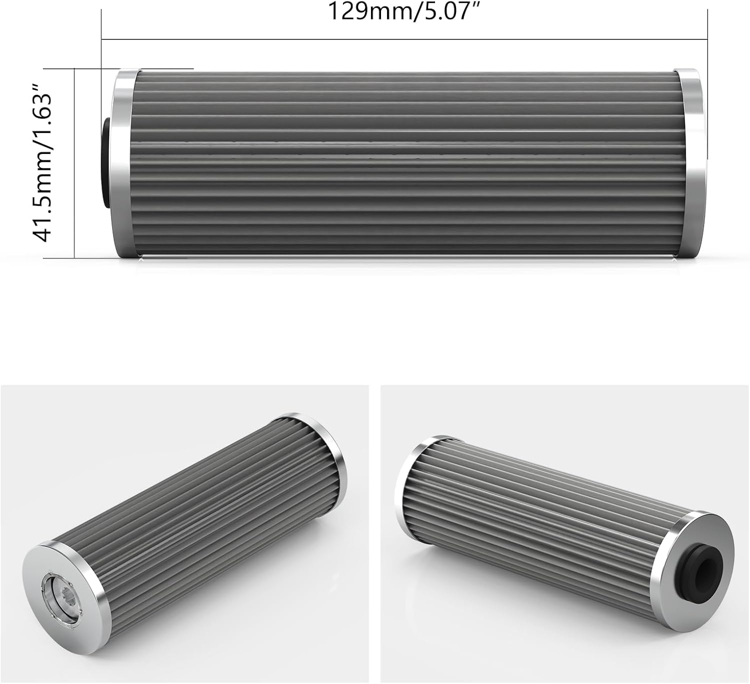 NICECNC Oil Filter Cartridge Compatible with 790/890/950/990/1090/1190/1290 ADVENTURE/DUKE/SUPERMOTO 2003-2023, Compatible with Husqvarna Norden 901 2022-2023, 304 Stainless steel, Magnetic Oil Filter