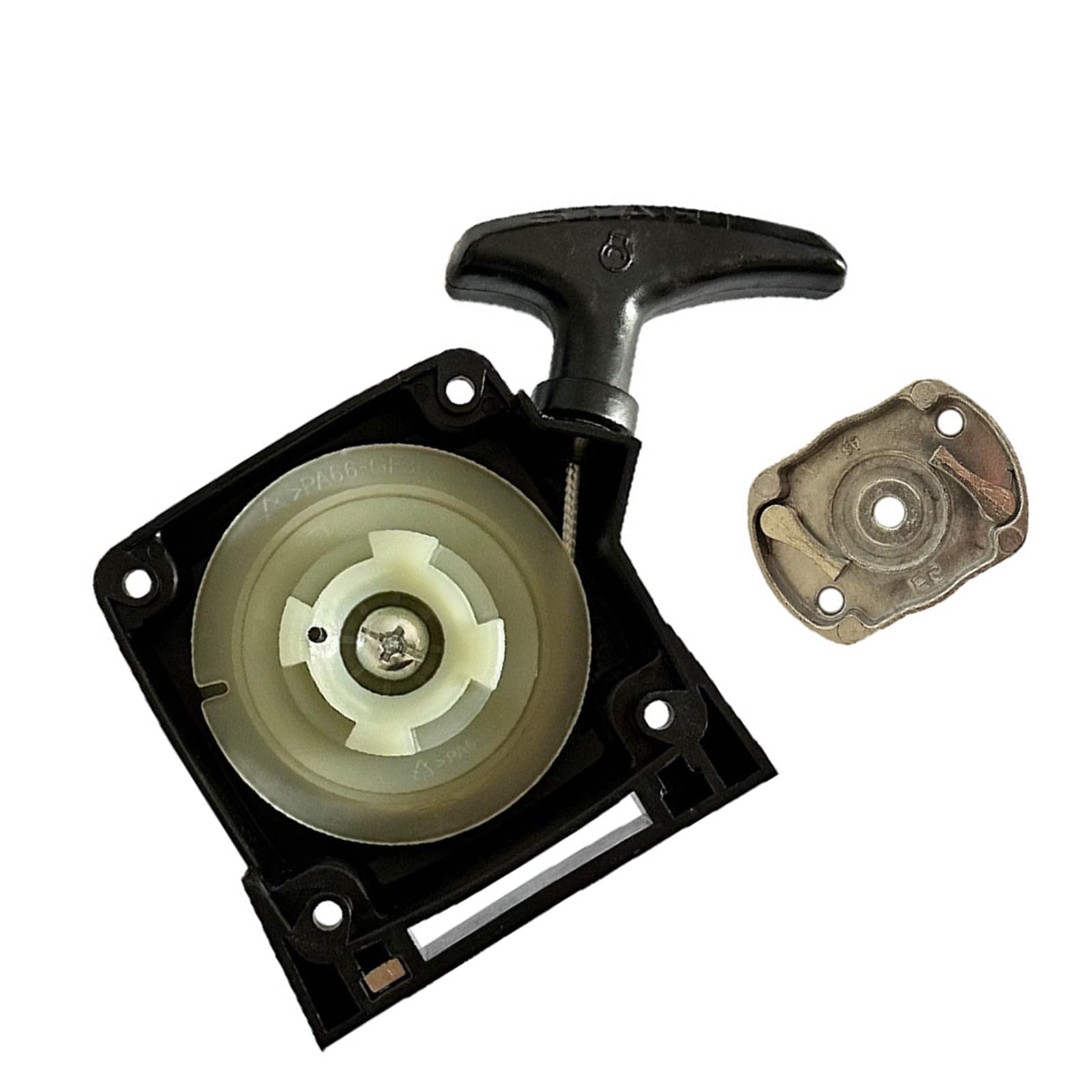 Hdoytxxm B Recoil Starter Pull For Tj45 Tj45e Grass Cutter Assembly Metal Construction For Quick Installation Pull Assembly