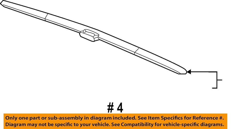 ほし 76630-T2F-A01 - 2013-2017 Honda Accord - Blade Windshield
