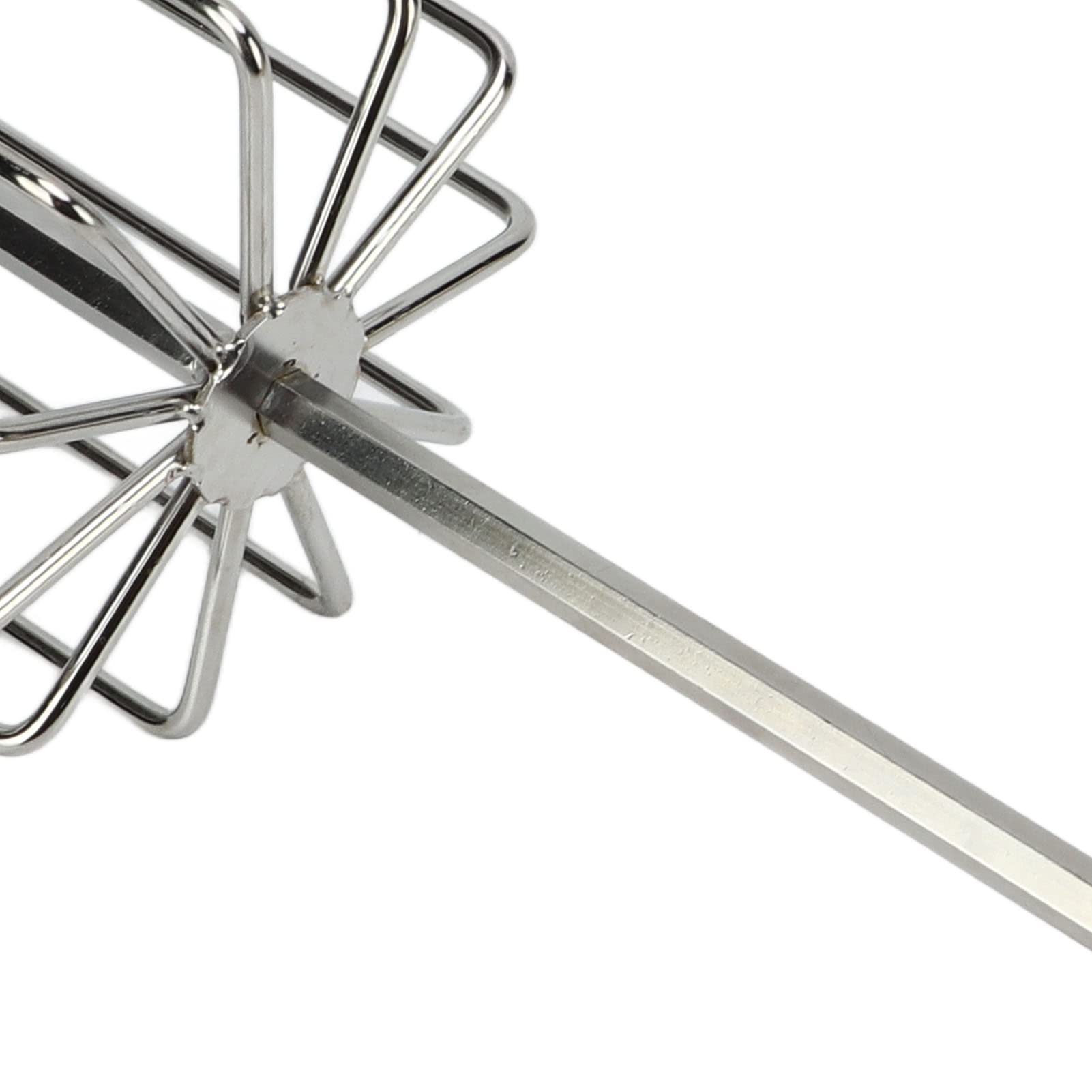 Mélangeur d'amorce de pêche Robuste en Acier Inoxydable, 11 Lames, équipement Ergonomique, Accessoires d'outils de Fouet pour Les pêcheurs d'eau Douce et d'eau salée à la Ferme