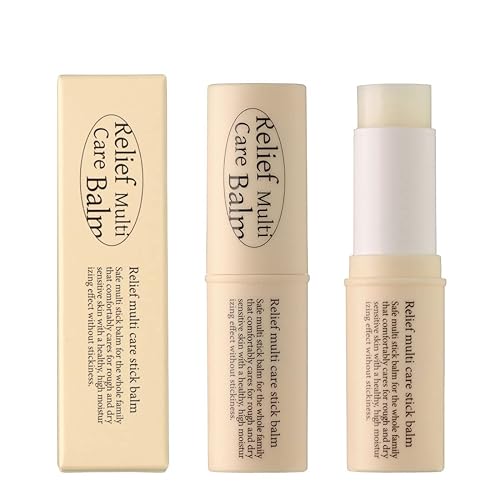 LU'PIUM Relief Multi Care Stick Balm, bálsamo hidratante en barra, bálsamo de cuidado múltiple, ingredientes derivados de la naturaleza, aceites