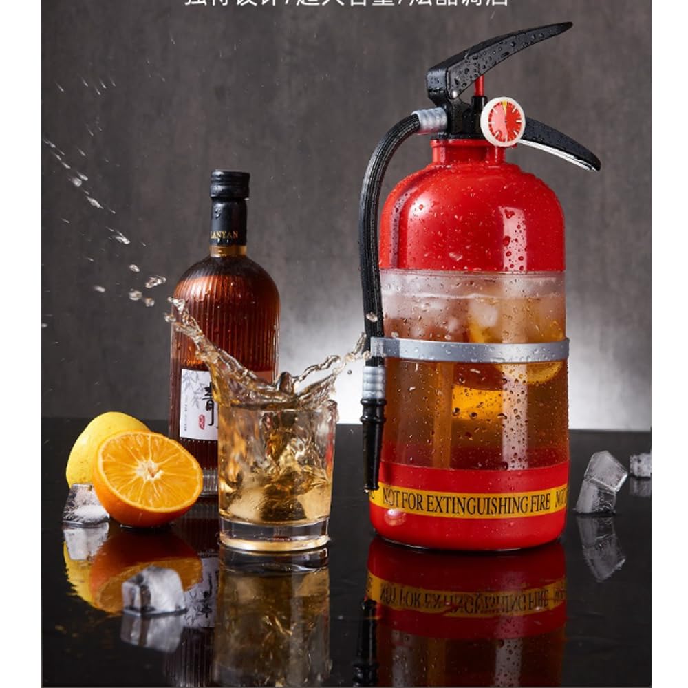 Dispenser di Bevande per Vino 2L Estintore Versatore Birra per Feste Distributore di Acqua Barili di Birra Liquore per Bevande Accessorio per Bar