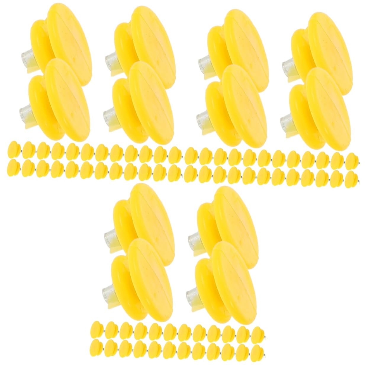 JEWEDECO 3sets Snow Shoes Nails Skid Ice Grippers for Men Winter Outdoor Boot Climbing Grips 100pcs*3