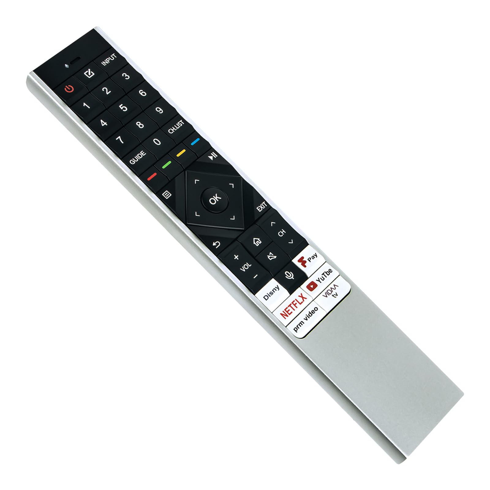 AULCMEET ERF6P64H ERF6B64H New Replacement Voice Remote Control fit for Hisense HD Mini LED TV 55U79KQ 65U79KQ 75U79KQ 55U8KQ 65U8KQ 75U88KQ 75U89KQ 75U8KQTUK - Image 3