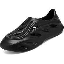 Men/Women Foam Runner Shoes Slip-On Hollow Out Shoes for Men Foam Runner Style Lightweight Durable EVA Material Breathable Soft Cloud Slippers