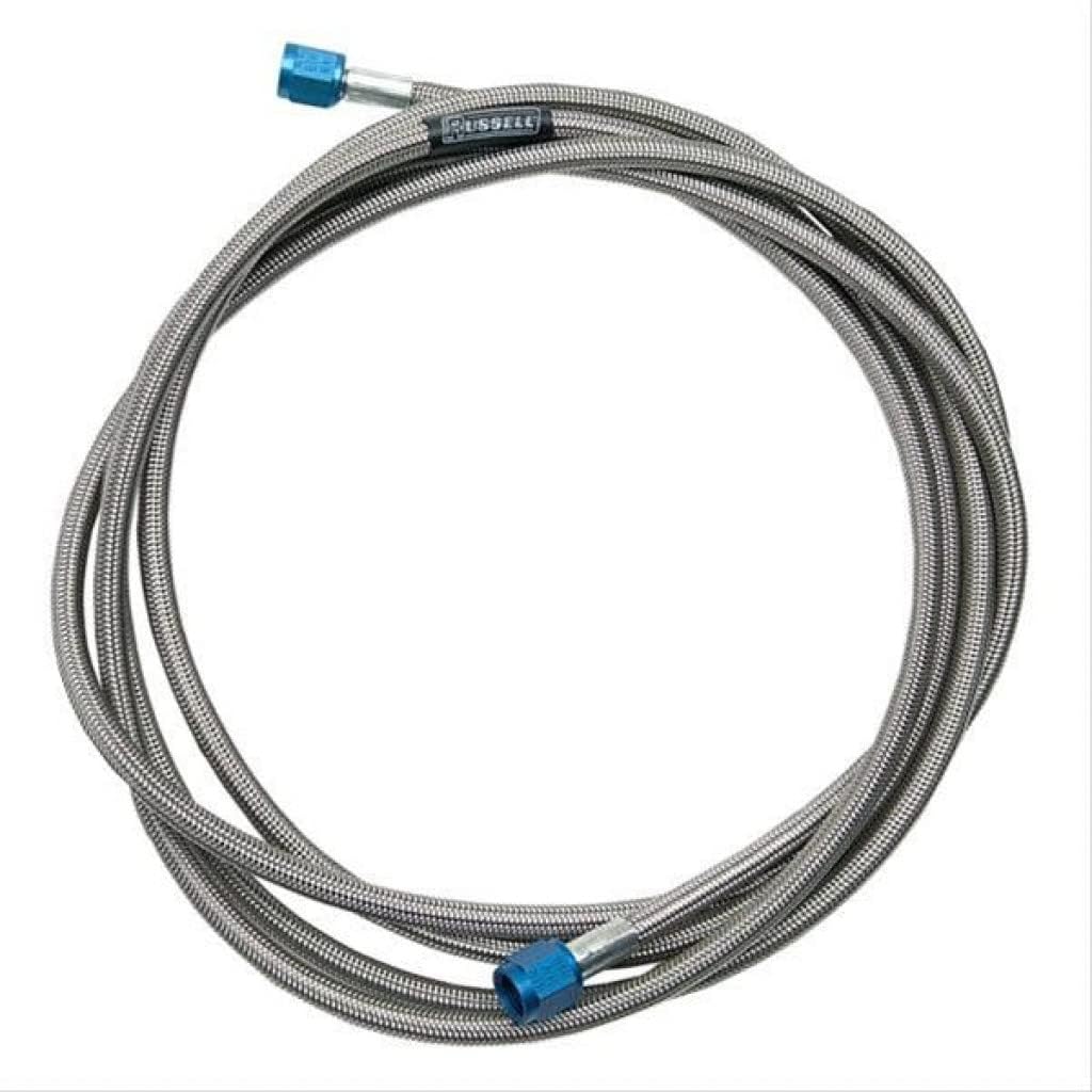 Russell Performance Pre-Made Nitrous and Fuel Line | -6 AN 10-Foot | 658560