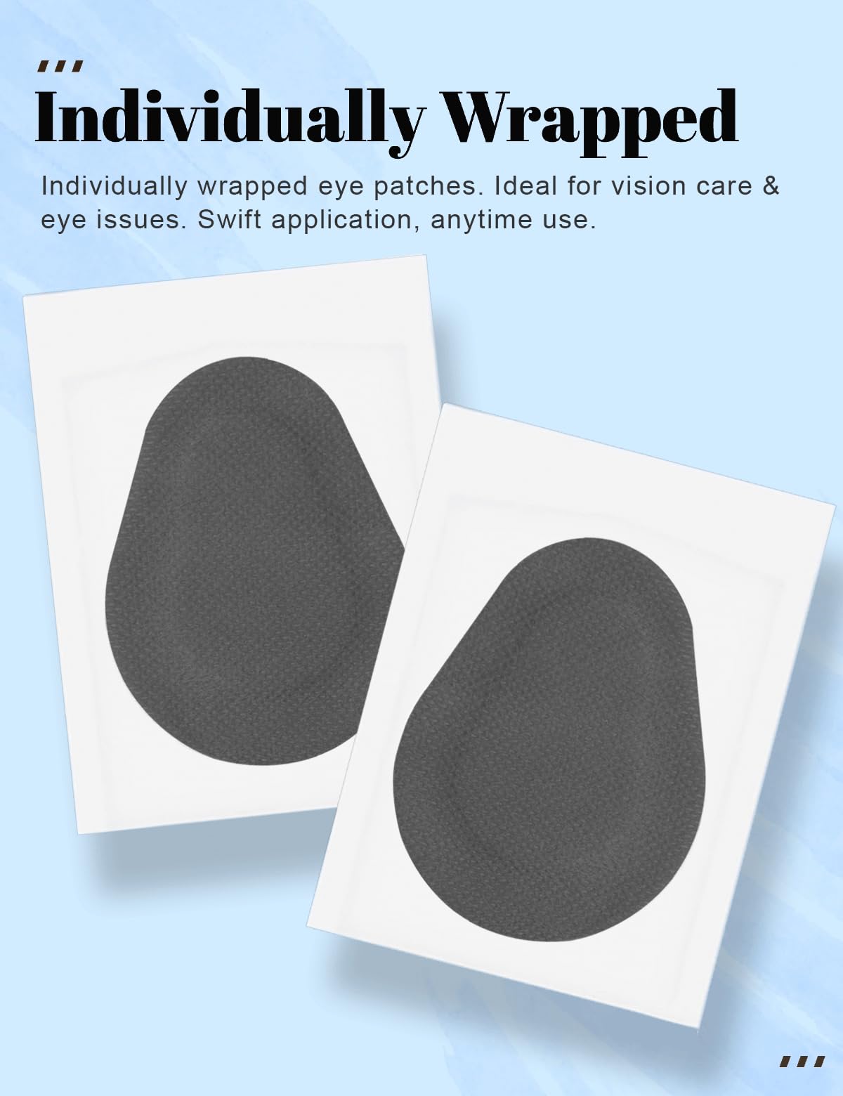 THSIREE 20 Pcs Adhesive Eye Patches for Adults, Medical Eye Patch