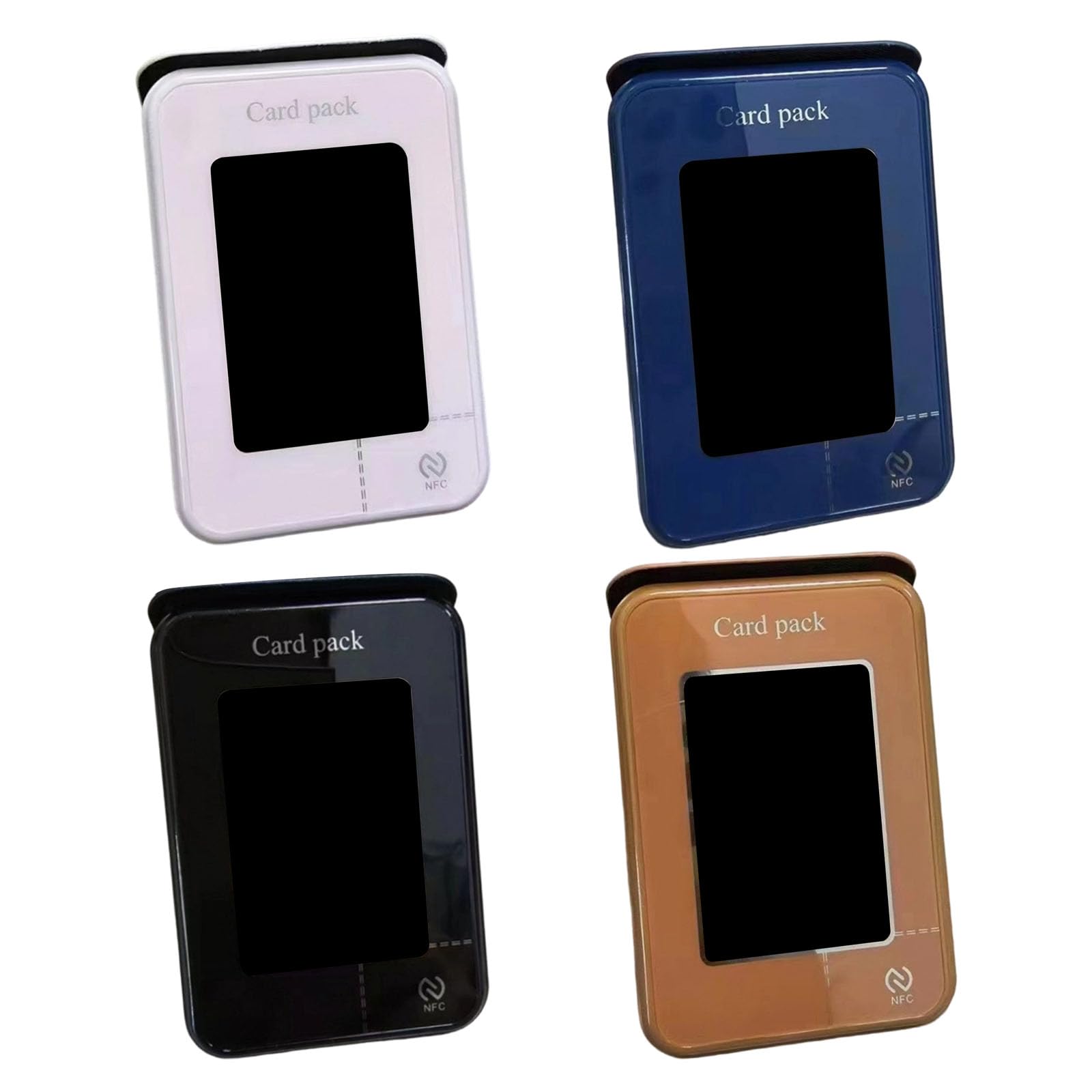 Soporte de teléfono inteligente de cuero con pantalla E Inks y billetera de tarjeta integrada para mayor comodidad Soporte de teléfono de cuero portátil