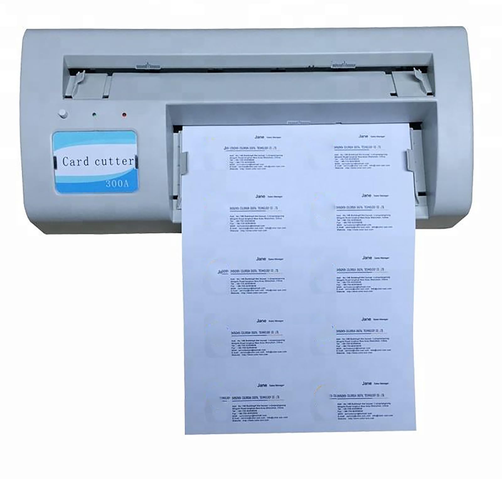 Machine découpe carte automatique entreprise 90x54 mm invitation 250g