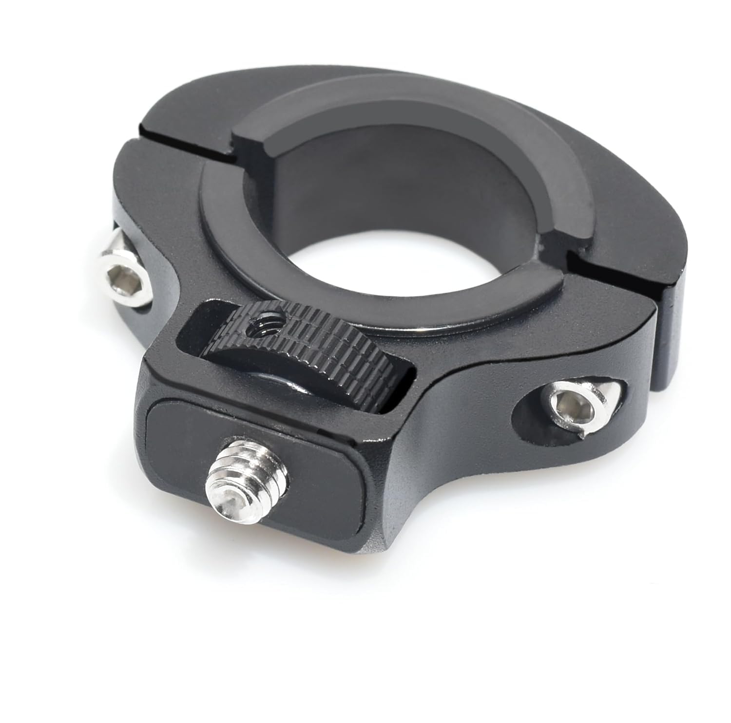 BKN 360° Anti-Reverse 1/4 Screw Handlebar Clamp Bar Tube Holder Compatible with Gopro Hero 13/12/11/10/9/8/7/6/5/4/3+/3, DJI Osmo Action, Insta360, SJCAM & YI Action Cameras-picture-29